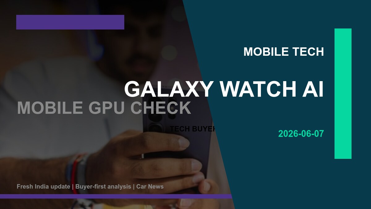Samsung Galaxy Watch AI health features India 2026 thumbnail
