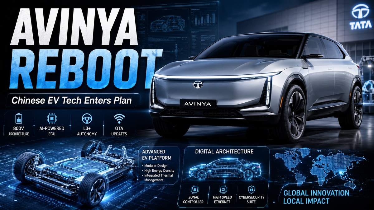 Tata Motors Turns to Chery Technology for Avinya EVs in Major Premium Electric Strategy Shift featured image