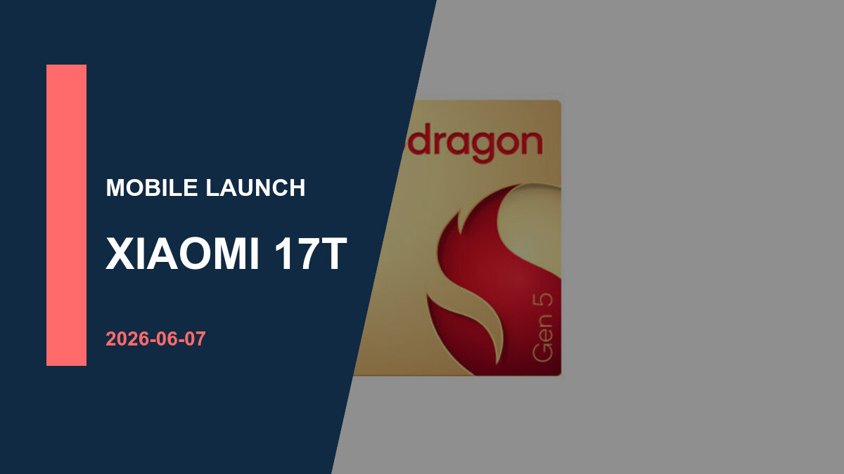 Xiaomi 17T India launch June 2026 thumbnail